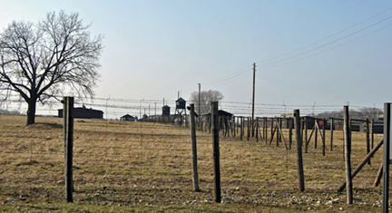 Majdanek "death camp" in Poland