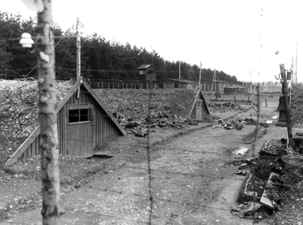 Barracks at Kaufering IV sub-camp of Dachau were partly underground
