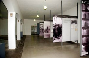 Large shower room in Dachau administration building 